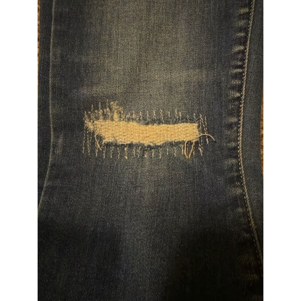 BLANKNYC The Micro Straight Leg Crop Jeans Happy Dust Distressed Womens 26 NWT - Picture 8 of 12